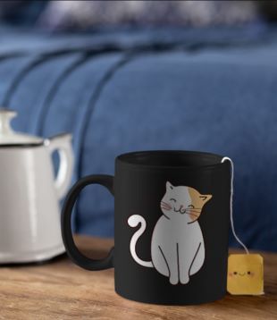 cat mug print on demand