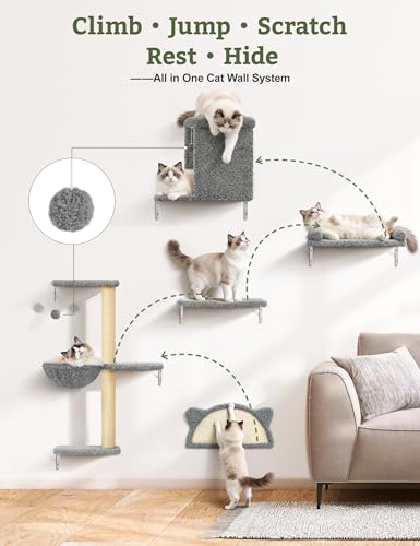 Wall-Mounted Cat Furniture