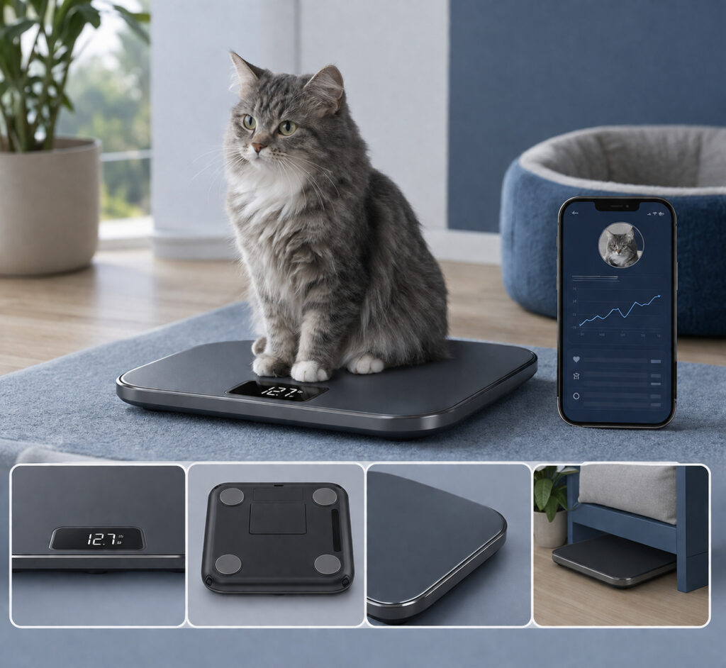 Pet scale for weight cat